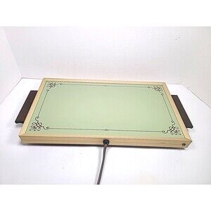 VTG Devon Electric Hot Tray Warming Plate (16"x9") USA 1418 Avocado W/box MCM